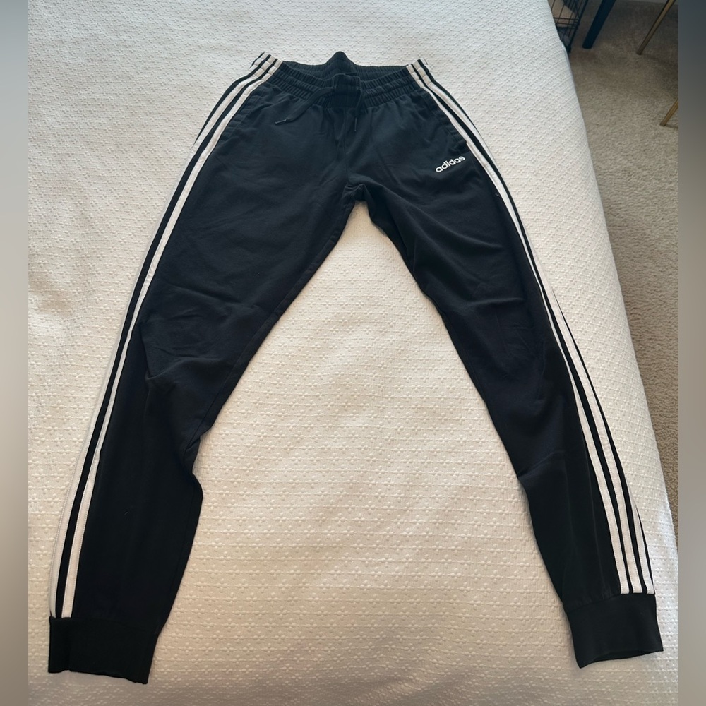 Adidas Essential 3 Stripe Jogger Sweatpants - Picture 4 of 7